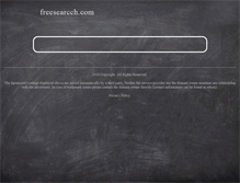 Tablet Screenshot of freesearcch.com